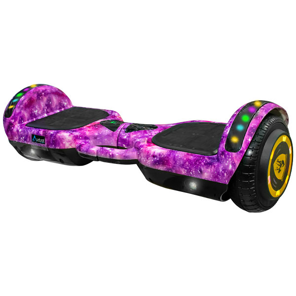Scooter Elétrico Audisat 6.5" com Bluetooth e Speaker - Roxo + Bolsa