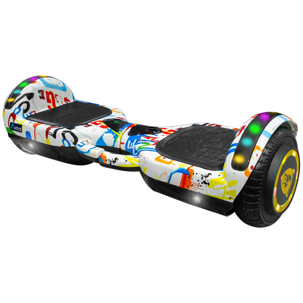 Scooter Elétrico Audisat 6.5" com Bluetooth e Speaker - Grafiti + Bolsa