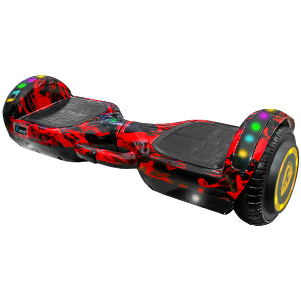 Scooter Elétrico Audisat 6.5" com Bluetooth e Speaker - Red Flame + Bolsa