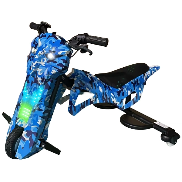 Triciclo Eléctrico Audisat Moto TE-8MX 8" Bluetooth Speaker - Camouflaged Blue (1 Mes de Garantía)
