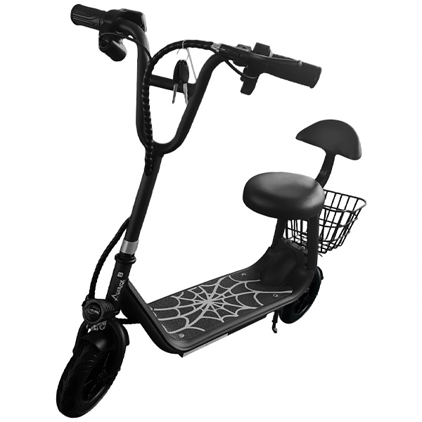 Patinete Elétrico Audisat HL08 com Rodas de 8" até 18 km/h - Preto (1 Mês de Garantia)