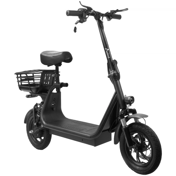 Monopatín Eléctrico Audisat HL12 con Ruedas de 12" hasta 32 km h - Negro (1 Mes de Garantía)